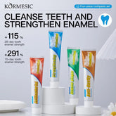 KORMESIC natural ingredients oral health care & cleaning Orange Tooth paste